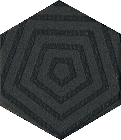 OS/B241/63001 Декор Агуста черный 6х5,2 Kerama Marazzi