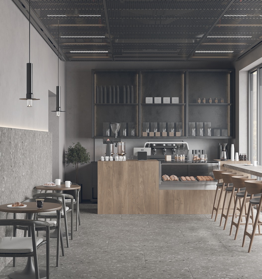 Пьетриско Мокка ПРО светло-коричневый матовый карвинг R10/A 80х160 Laparet фото 2