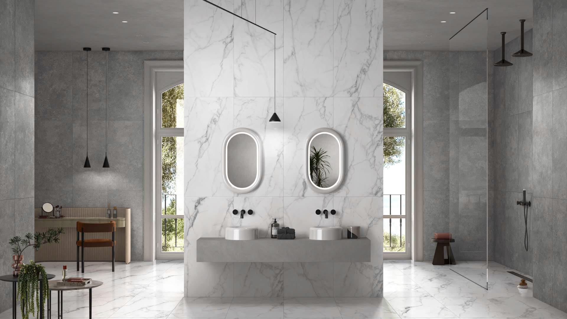 K958005R0001VTER Statuario Белый Матовый R10A Ректификат 60x120 Vitra фото 3