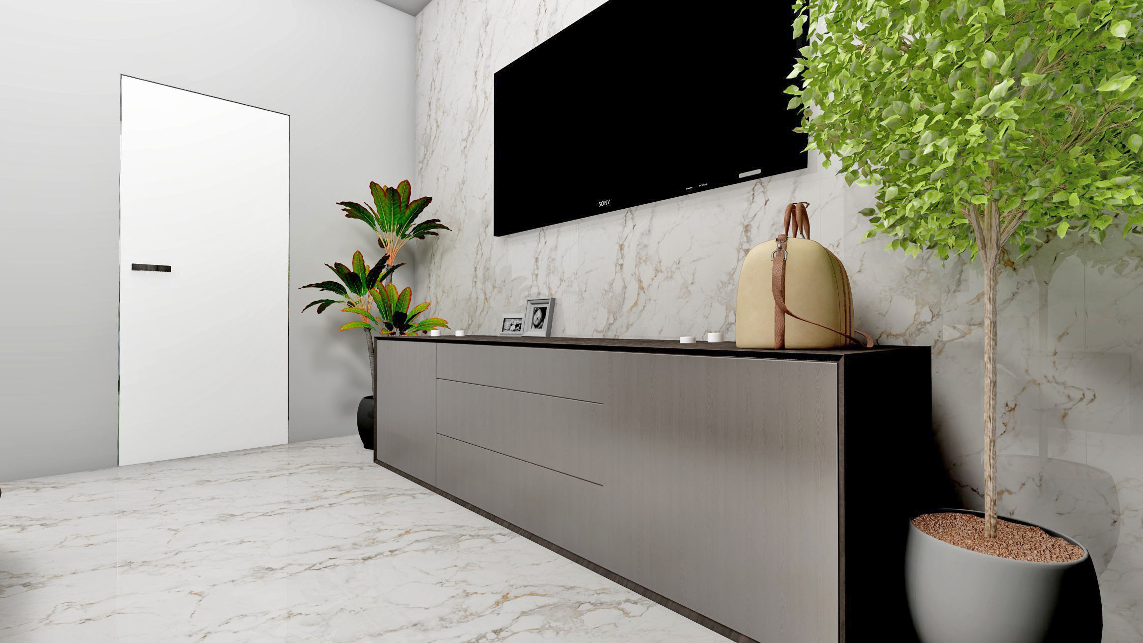 Faux Grey Glossy Endless R 60х120 Gresant