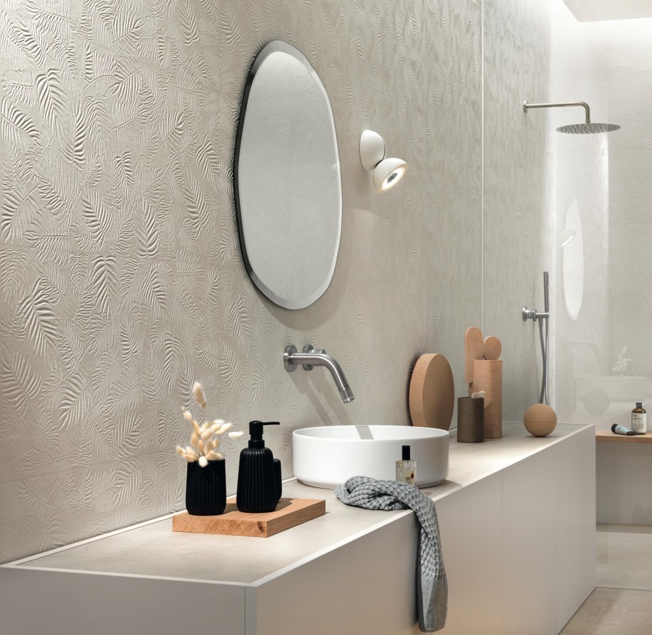 A6OB 3D Wall Carve Field Pearl Corner 40 1,4x40 Atlas Concorde
