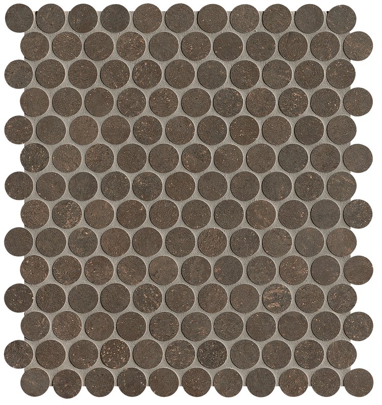 fRNK Nobu Cocoa Gres Round Mosaico Matt 29,5x32,5 FAP Ceramiche