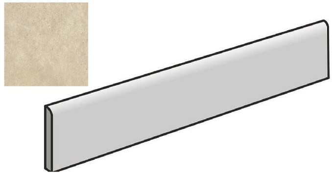 610130002007 Skyline Ash Battiscopa Nat 7,2x60 Italon