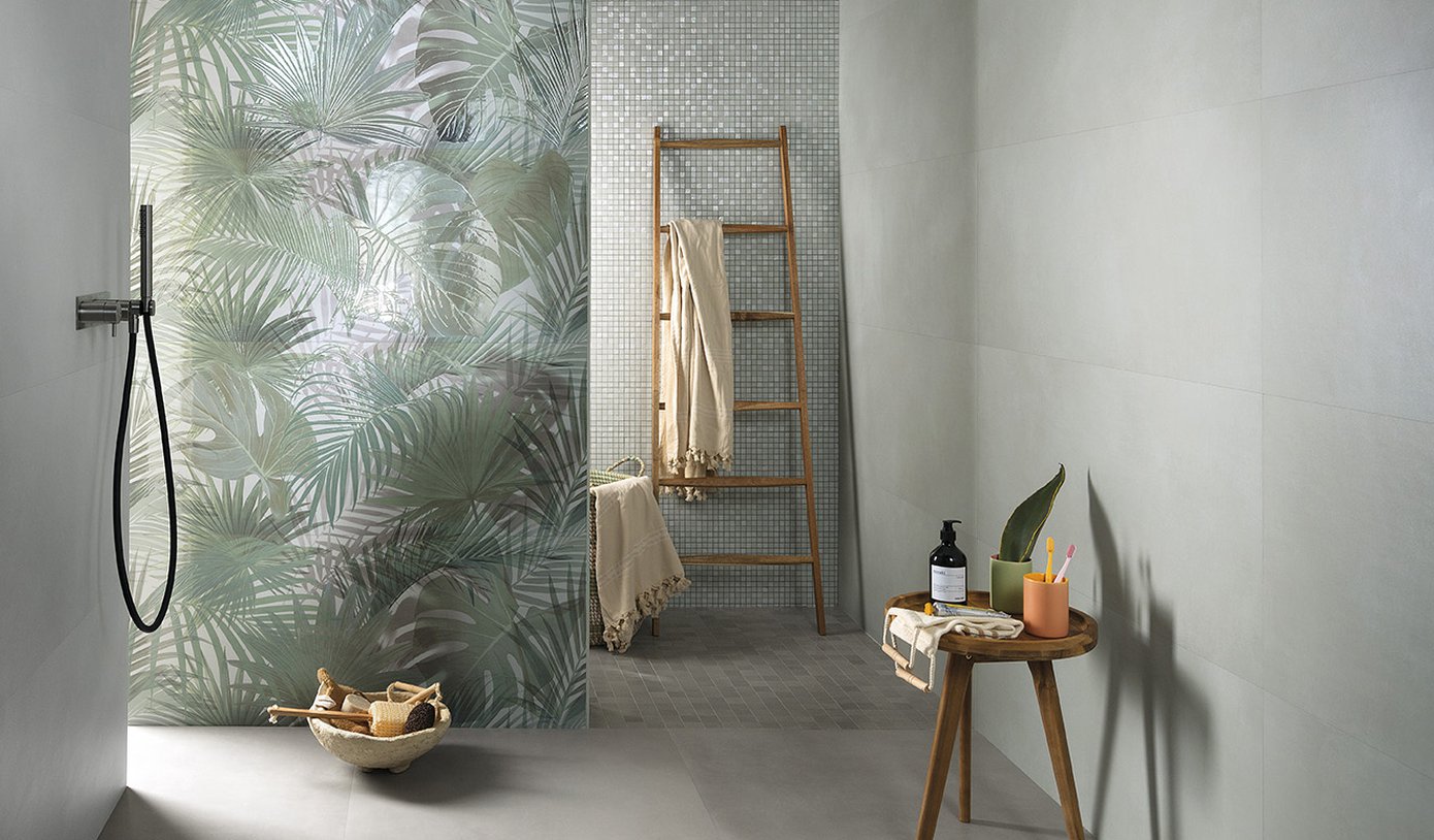fQHG Milano Mood Antracite Macromosaico Satin 30x30 FAP Ceramiche