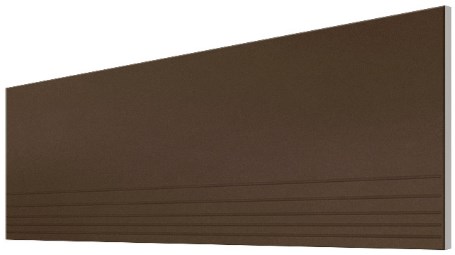 UF027 (кофейный моноколор) ступень матовая 120х29,5  Уральский Гранит