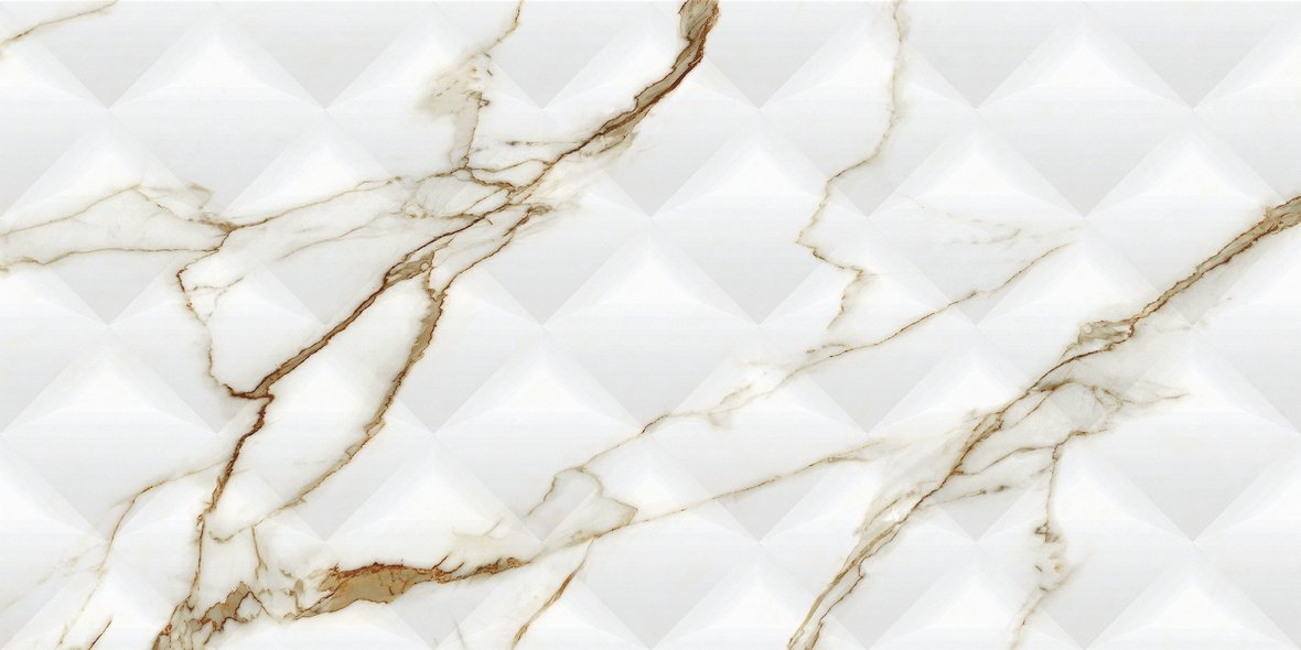 LE63063A-F50 Bianco Carrara Oro Monticulo Rectificado 30х60 Artecera