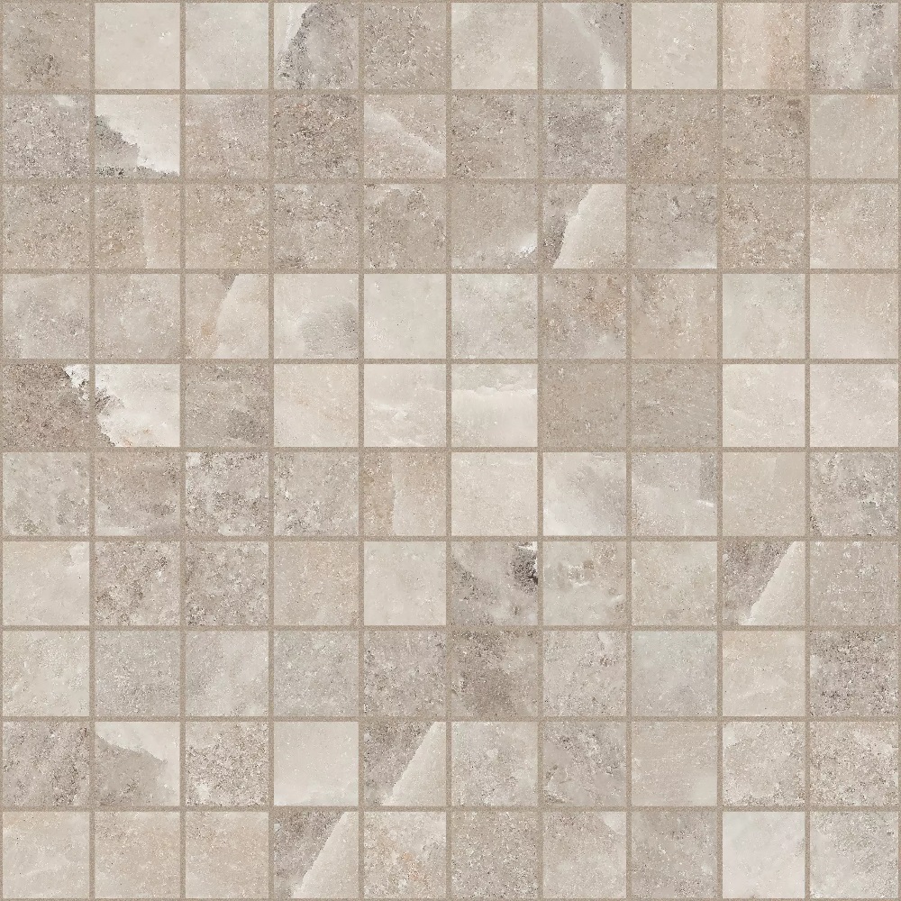 766730 Rock Salt Danish Smoke Luc Mosaico 3x3 30x30 Cerim