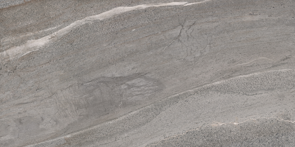 17018 Castello Темно-серый рельеф ректификат 44,8x89,8 Cersanit