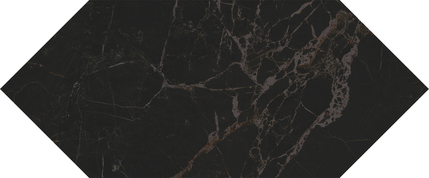 35007 Келуш черный глянцевый 14х34 Kerama Marazzi