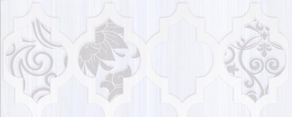 Бордюр Бухара платина серый 10х25 Laparet