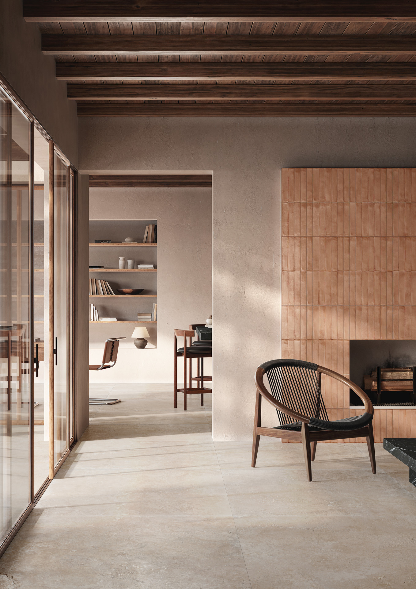 RCA7 Realstone Travertino Vein Bianco Rett 60x120 Ragno Marazzi