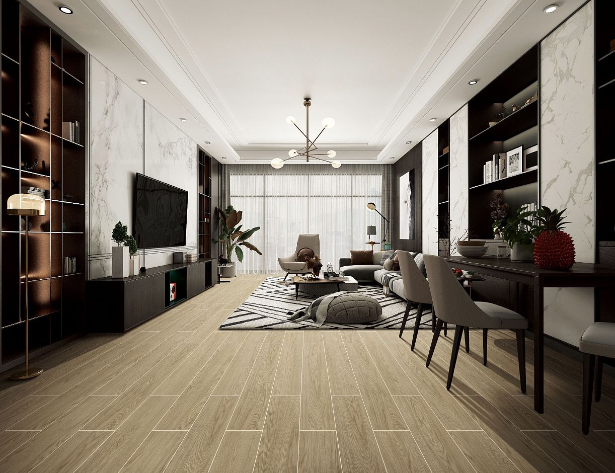 BHF-2017 Noce Matt Struct 150x900x10 Basconi Home фото 6