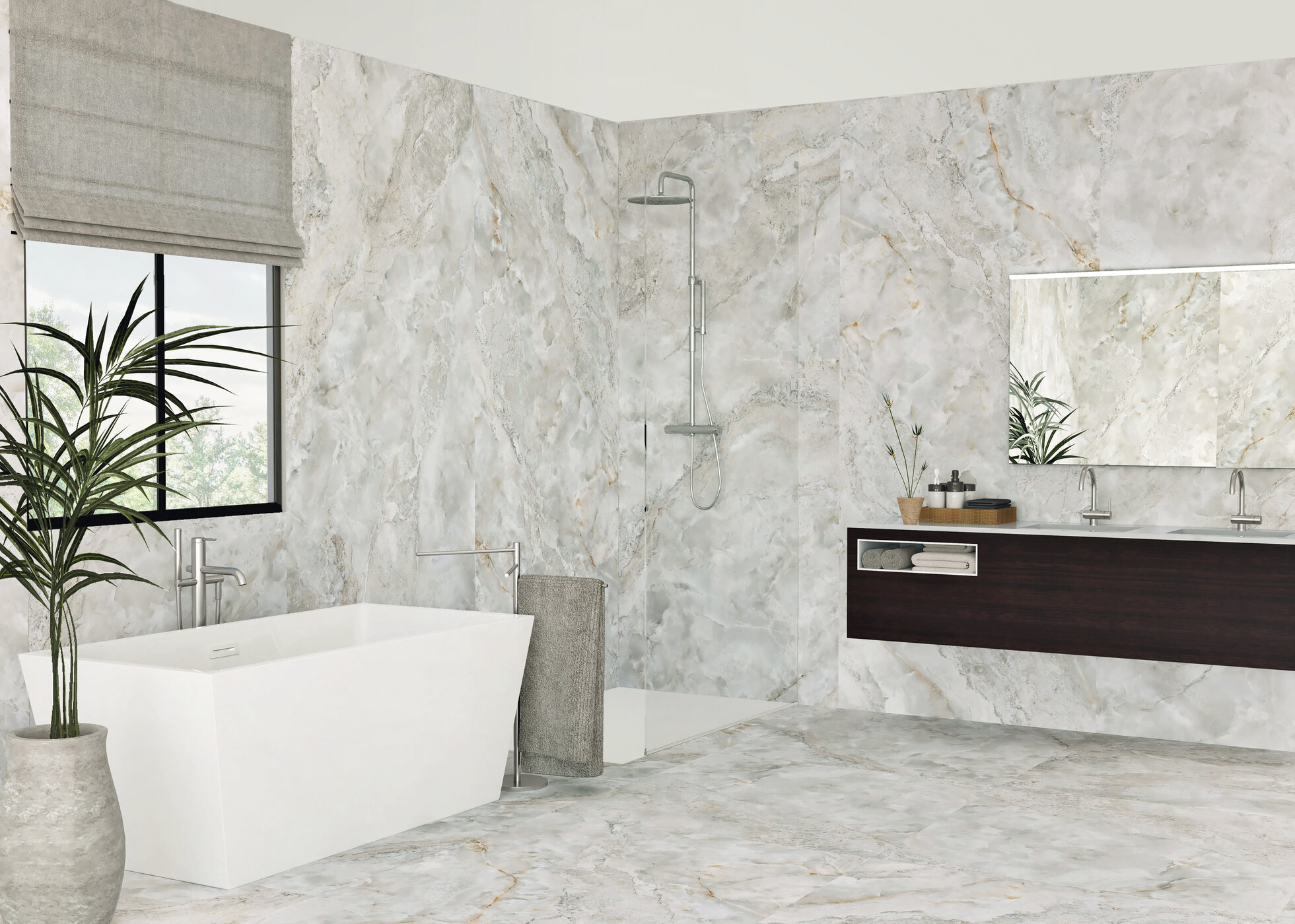 Aura Brown Pulido 60x120 Benadresa
