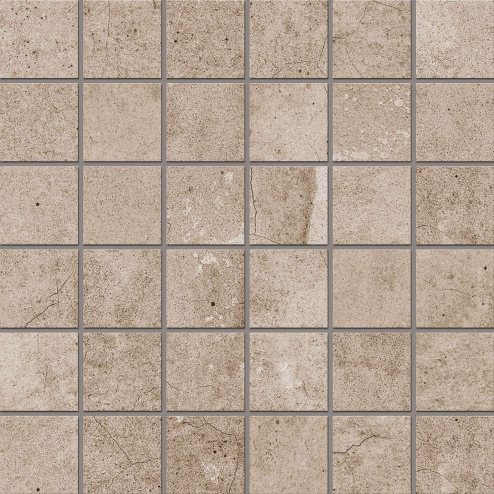 Мозаика EE02 Seed Creamy Неполированный (5х5) 30x30 Estima