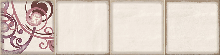 586842004 Faenza Wine Ornament Frise 2 15.6x63 Eletto Ceramica
