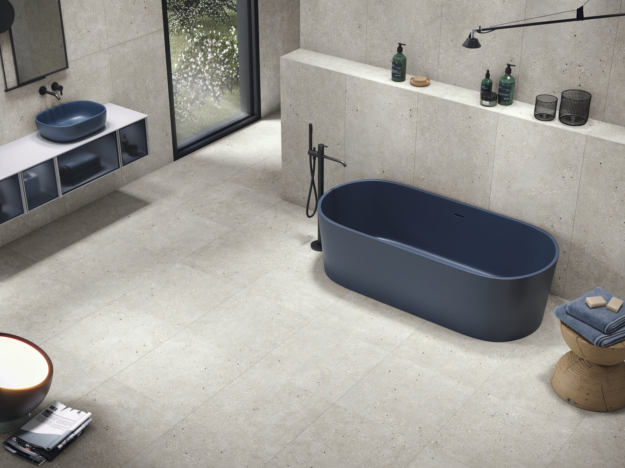 A039096 Ama Ricetta Graphite Rect. R10 60x120 Ape Ceramica