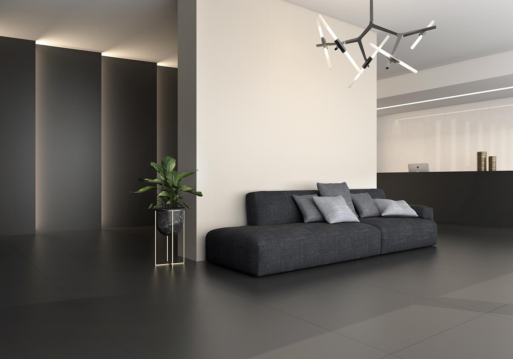 229678 Pure White Silk Rect 6 mm 1200x3000 ArkLam фото 2