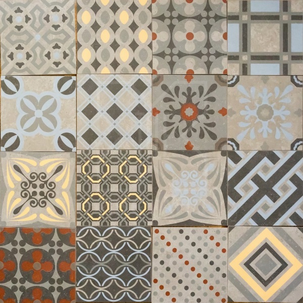 DEC 227K Cementine Color Mix Rettificato 20x20 Novabell