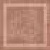 0021529 Corner Velvet Rust Nat Rett 15x15 Versace (Gardenia Orchidea)
