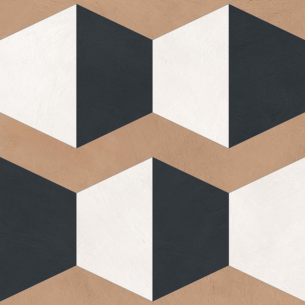 PF60017140 14oraitaliana Hexagon Nat Rett 60x60 ABK