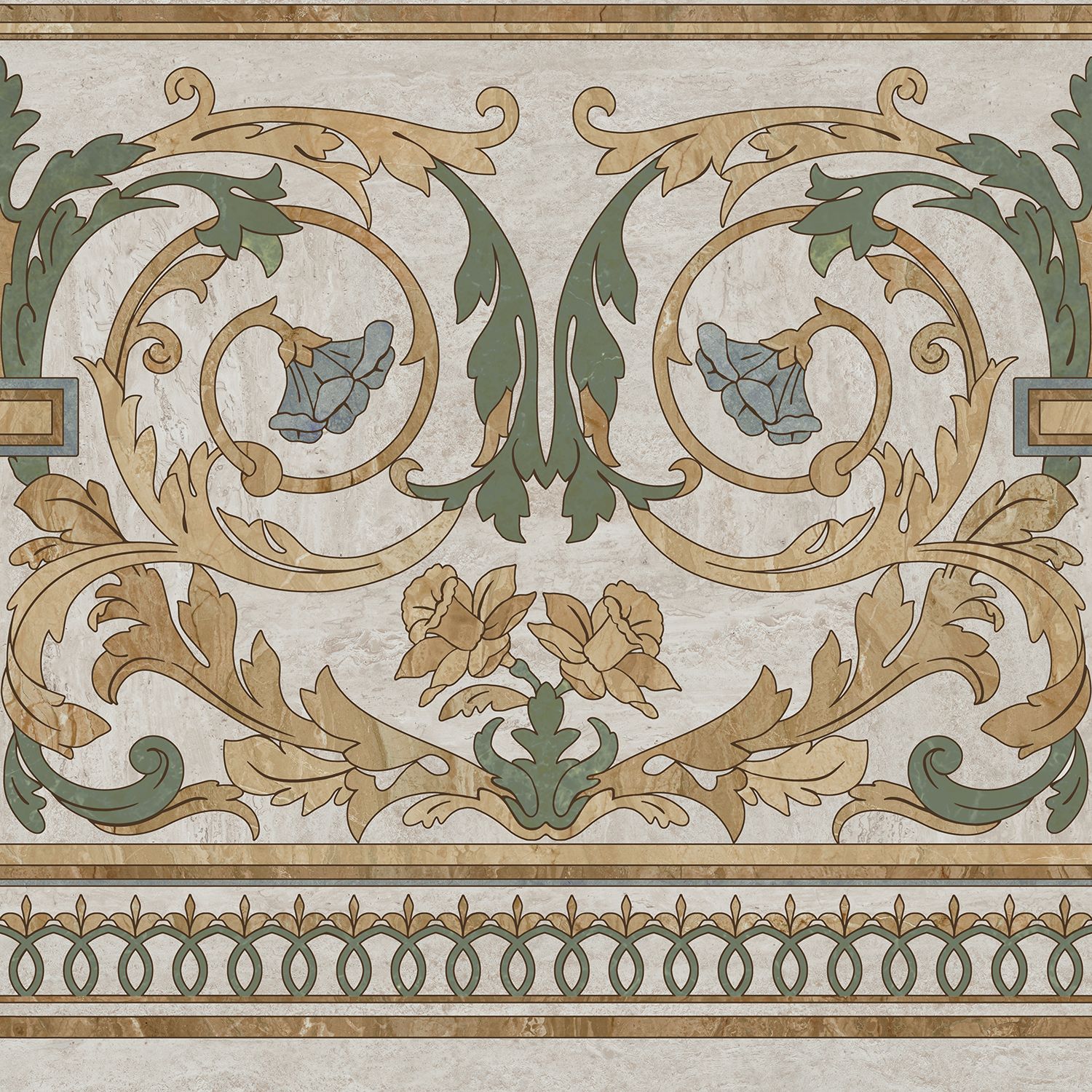 HGD/A517/SG606220RL Декор Эвора продолжение угла глянцевый 60x60x0,9 Kerama Marazzi