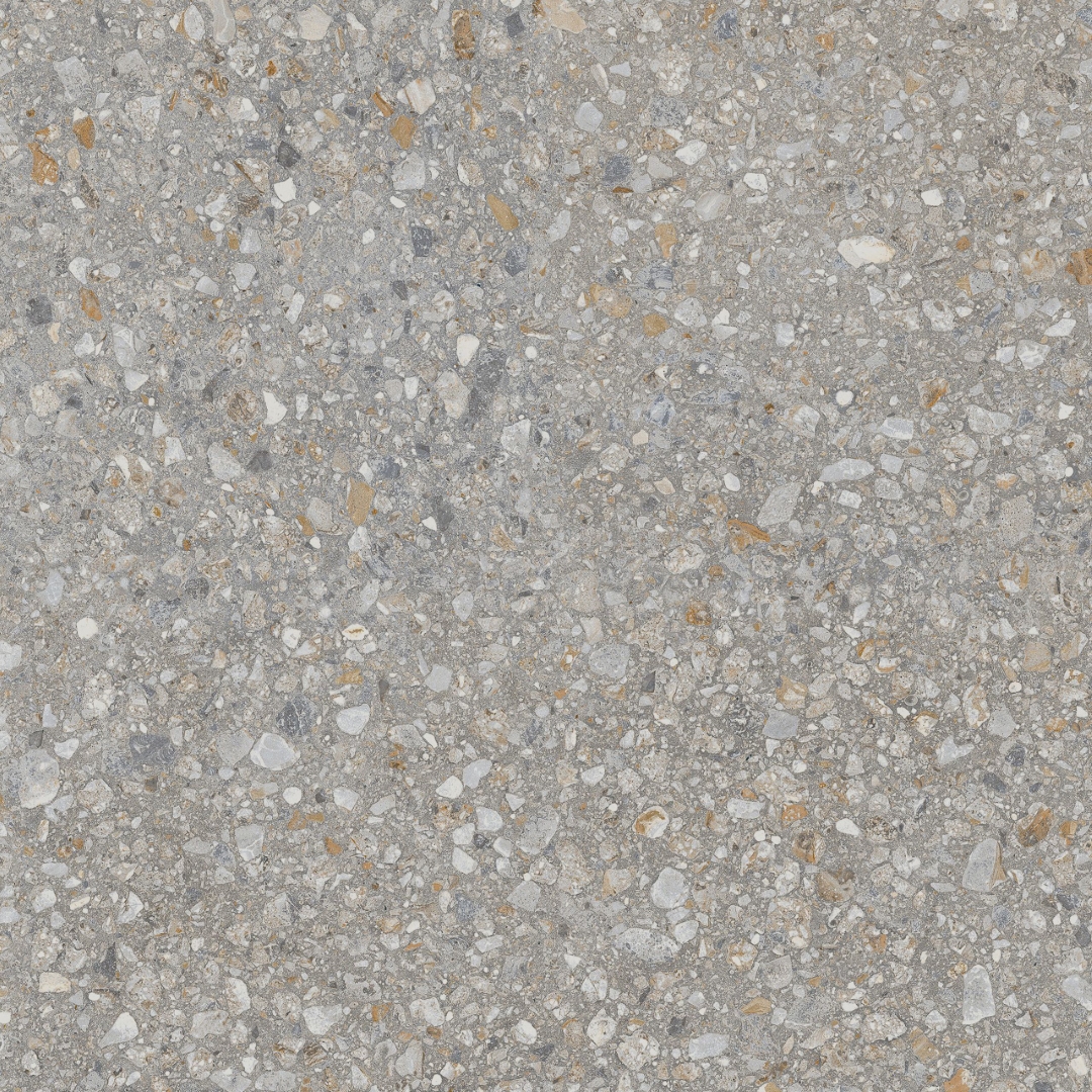 AG23 Aglomerat Dark Grey Структурированный Рект. 60x60x20 Estima фото 3