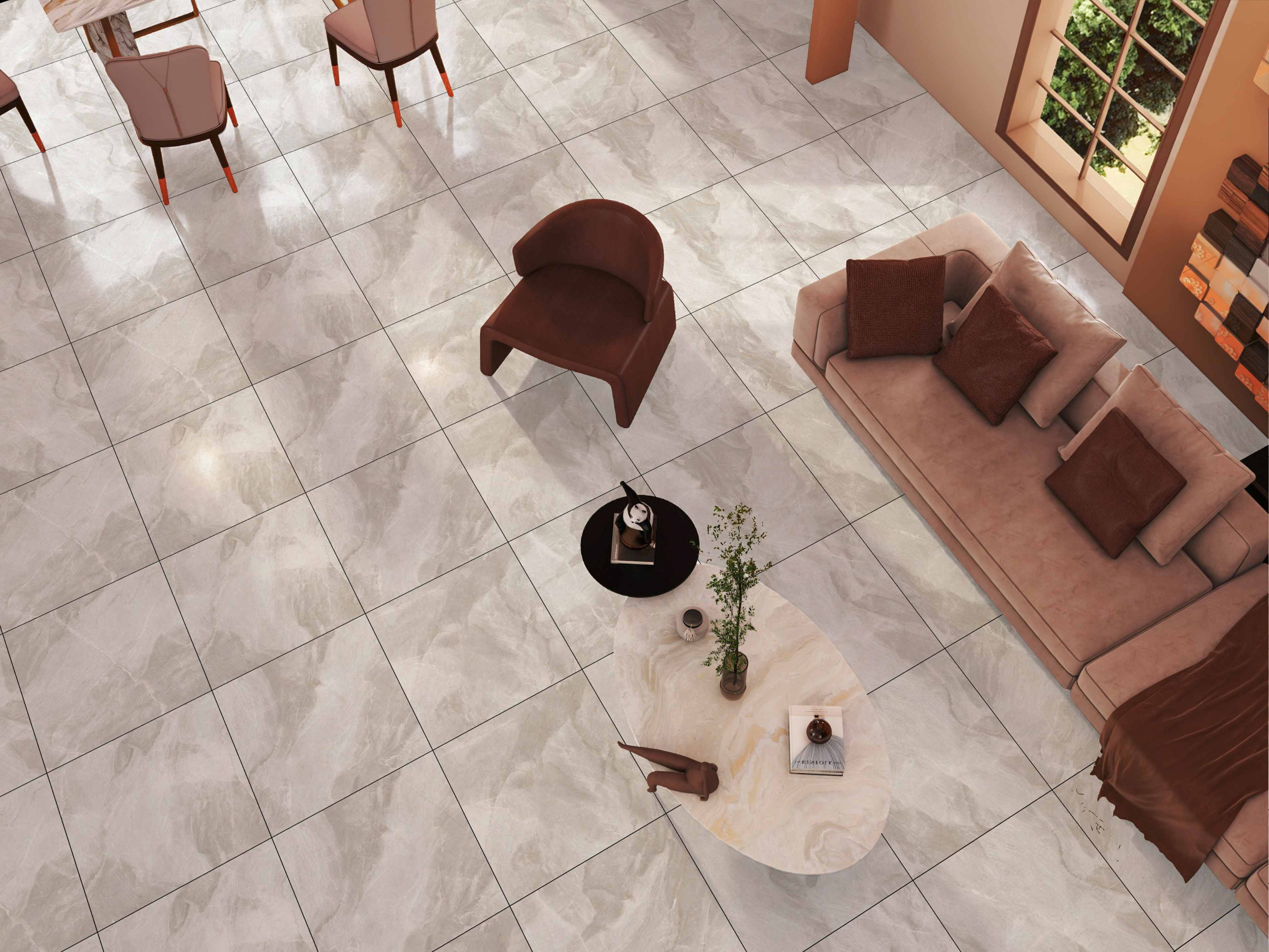 Alfa White Carving 60x60 BELLEZA фото 10