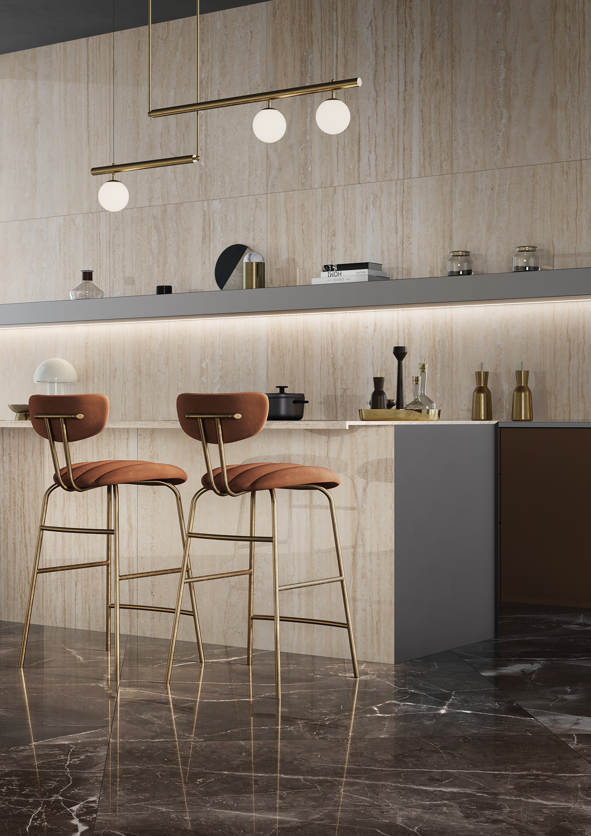 New Travertino RAK Ceramics
