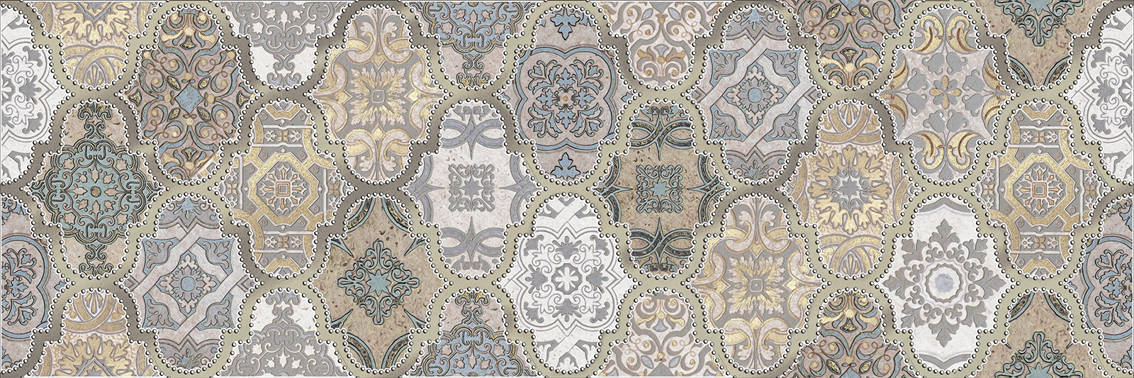 DWA11ANT404 декор Анатоли 200*600*7,5 Alma Ceramica (Уралкерамика)