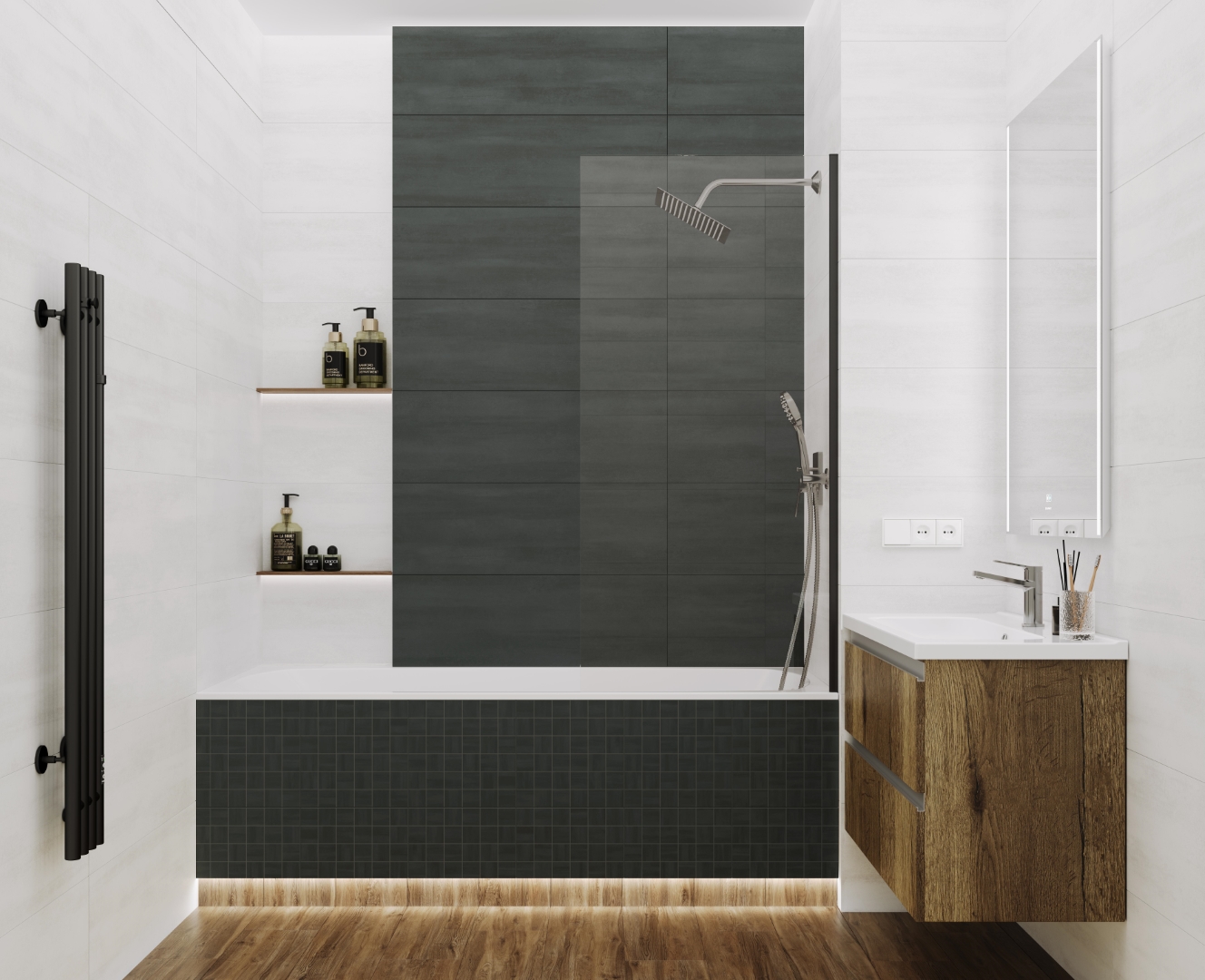 13136TR Cromat grafite матовый обрезной 30x89,5 Laparet