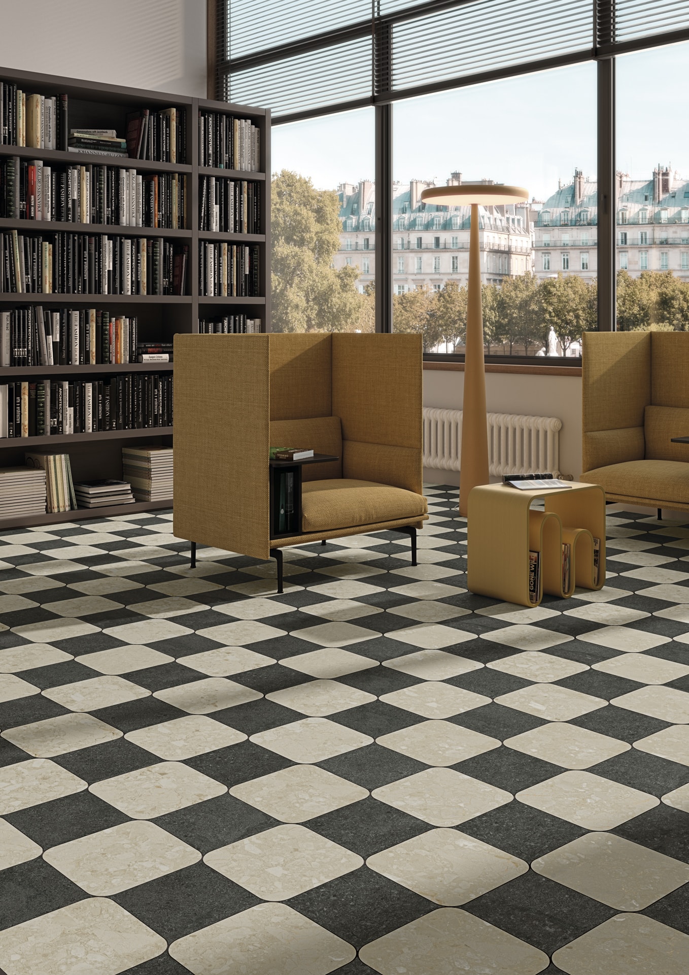 8ZF1 Black&Cream Green-R Giada 60x120 Arcana фото 6