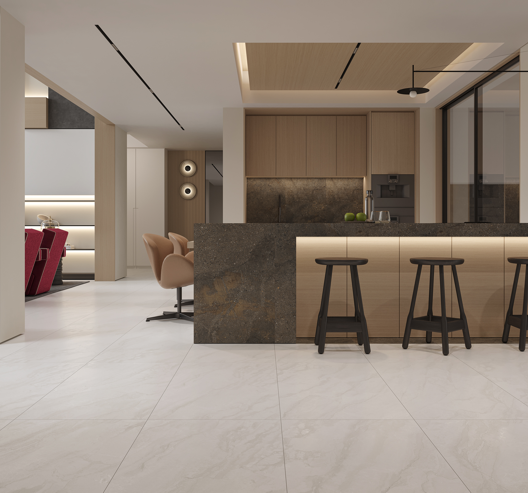 NTTHS99803D Infinity Silver Sand 4D 60x120 NT Ceramic фото 5