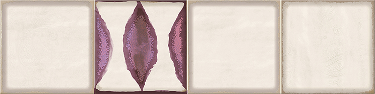 586842001 Faenza Wine Flor Frise 1 15.6x63 Eletto Ceramica