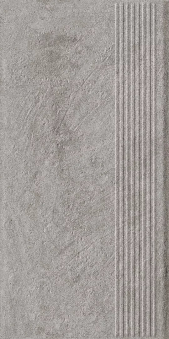 Carrizo Grey Stopnica Prosta Struktura Mat 30x60 Paradyz
