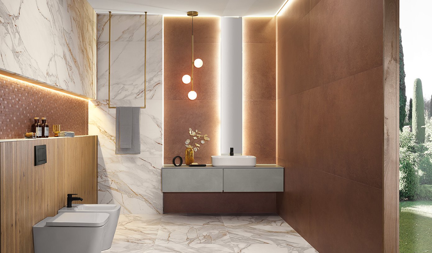 fRDM Carrara / Pietra Grey Deco Mosaico 30x30 FAP Ceramiche