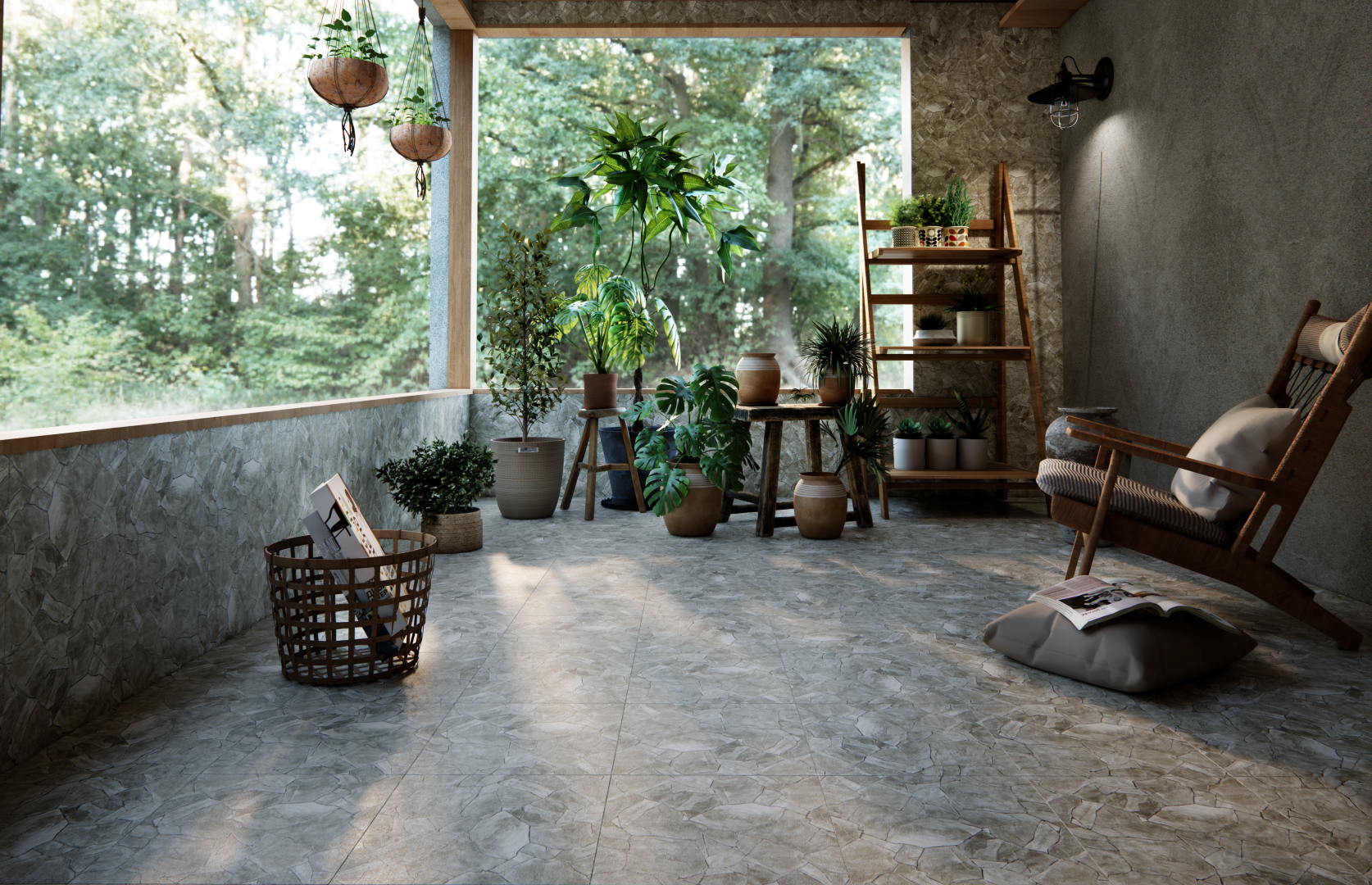 Deli GP Grey 41,2x41,2 Eurotile Ceramica фото 2