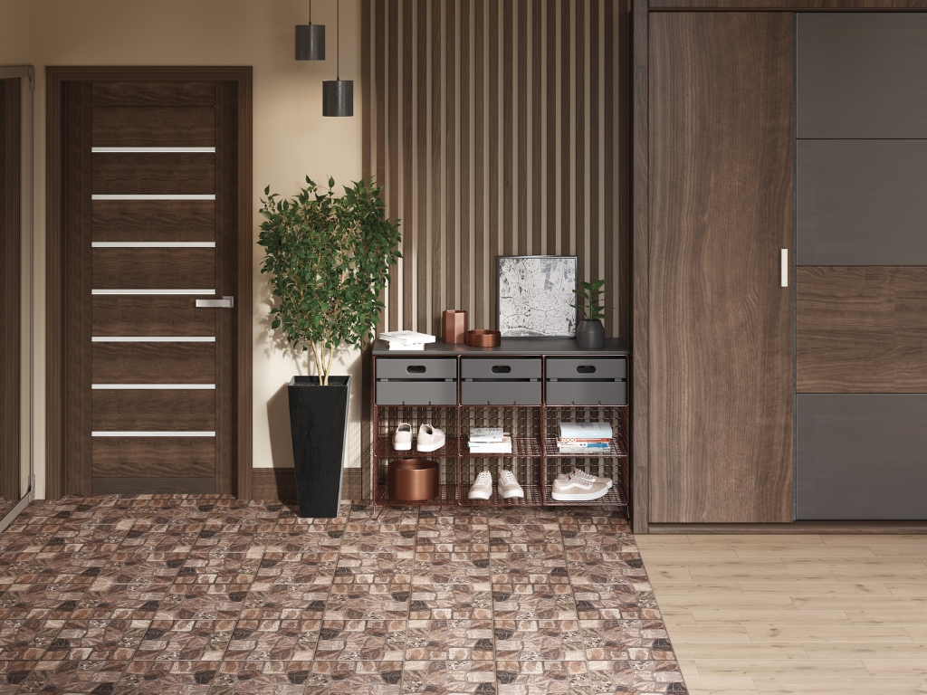 16429 Vilio темно-серый R12 29,8х29,8 Cersanit