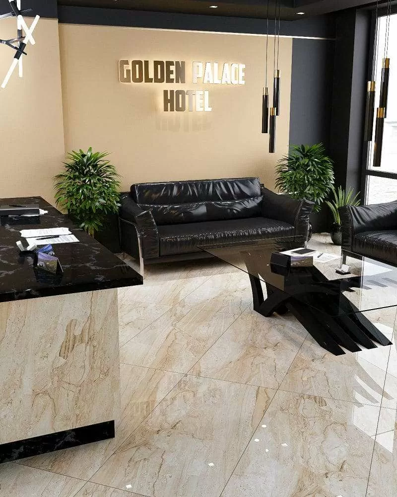 Travertine Cube Ceramica