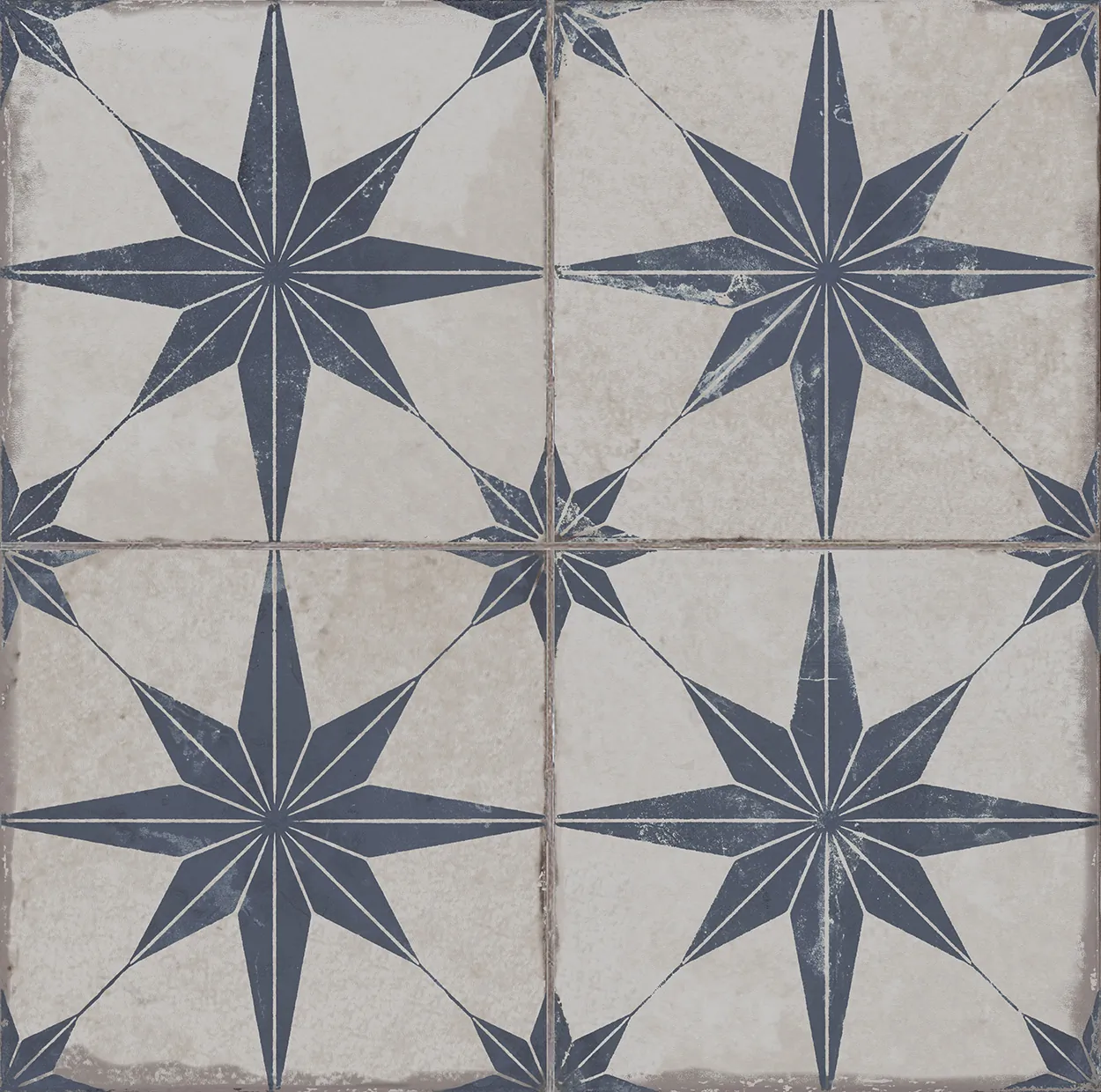 Scintilla Saphire Blue Pre-cut 45x45 Etili Seramik