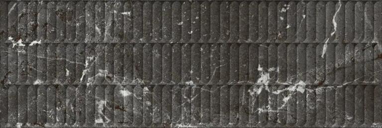 KM3090B0170R Тубкаль чёрный глянцевый структура обрезной 30x89,5x1,05 Kerama Marazzi