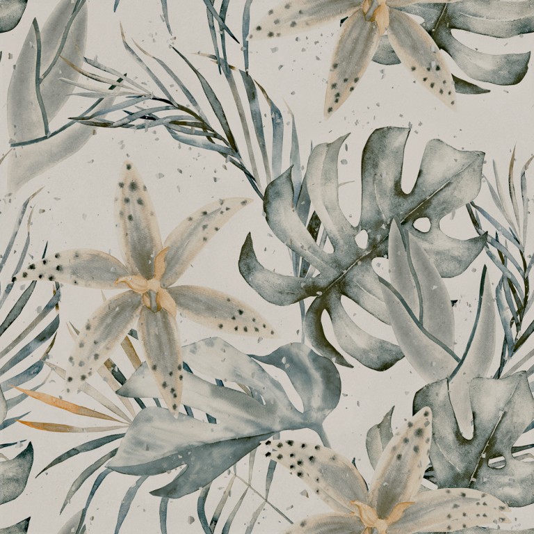 HLSBD HELSINKI 1841 BIANCO DECOR GARDEN 100X100 Porcelanite Dos