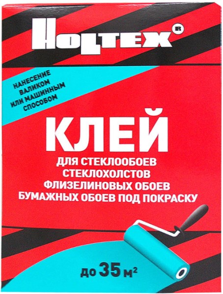 Клей для стеклообоев стеклохолстов флизелиновых и бумажных обоев под окраску Holtex