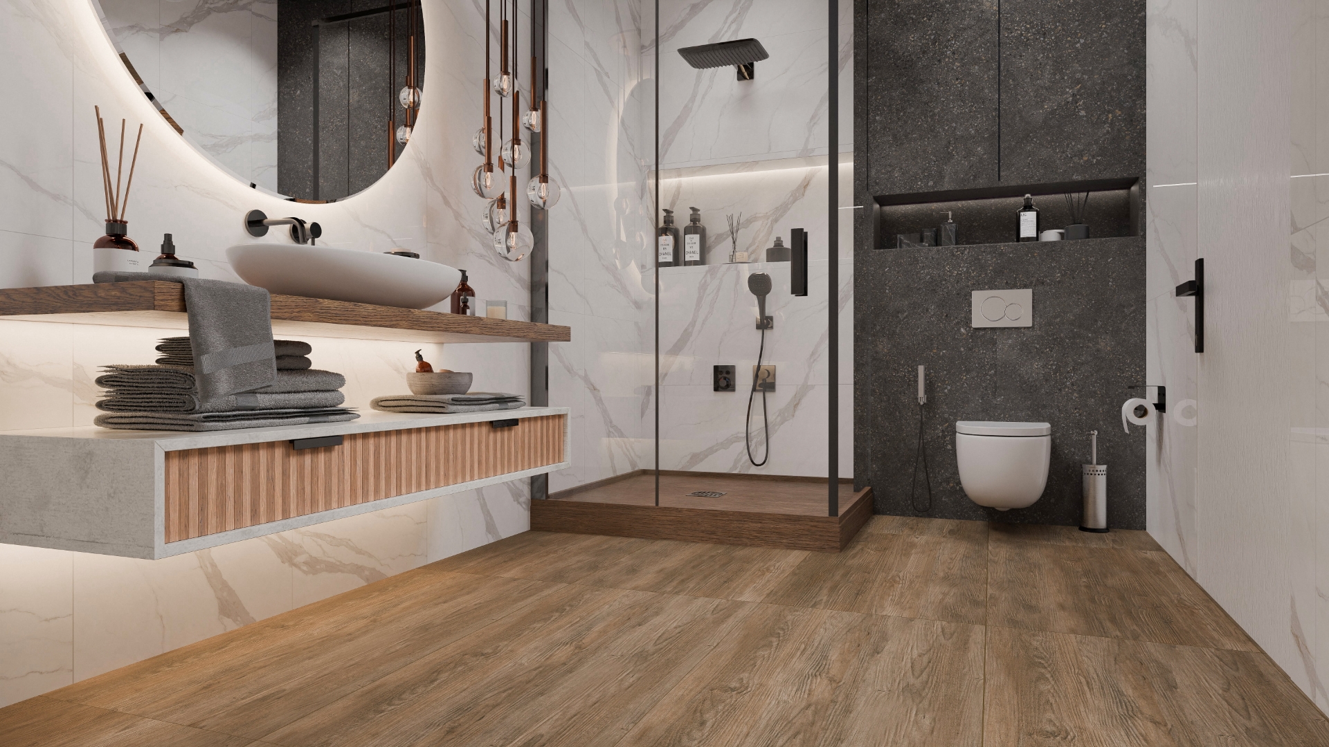 PT12F7040 Albero Grey Matt 1200х600х9 Protiles