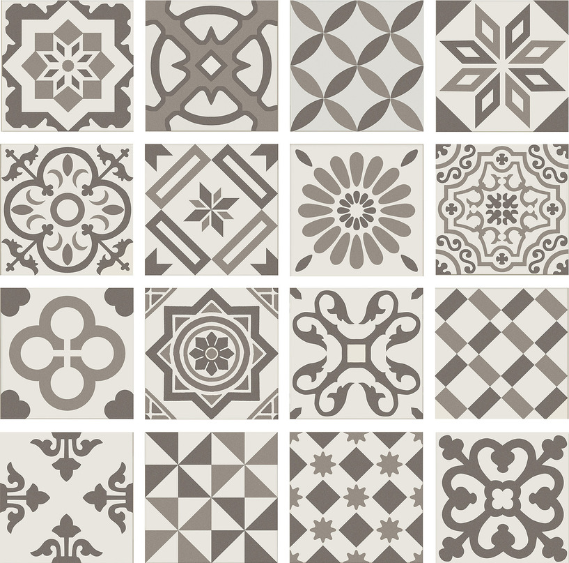 PT01951 ANTIGUA DECOR GRIS 20X20 Ribesalbes