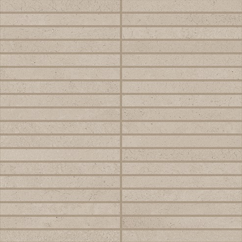 610110001118 Cream Mosaico Strip 30x30 Italon