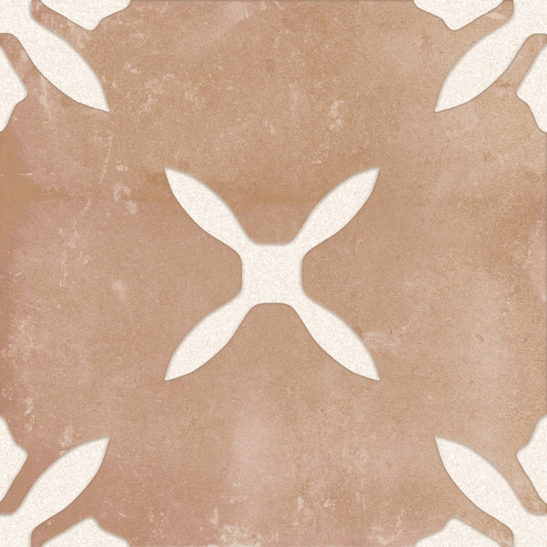 40802 Pangea Clay Flower LT 22,3x22,3 Harmony