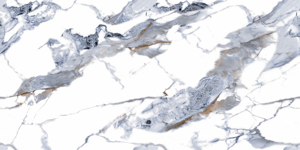 G126016G Gold Ink White 60x120 Zibo Fusure