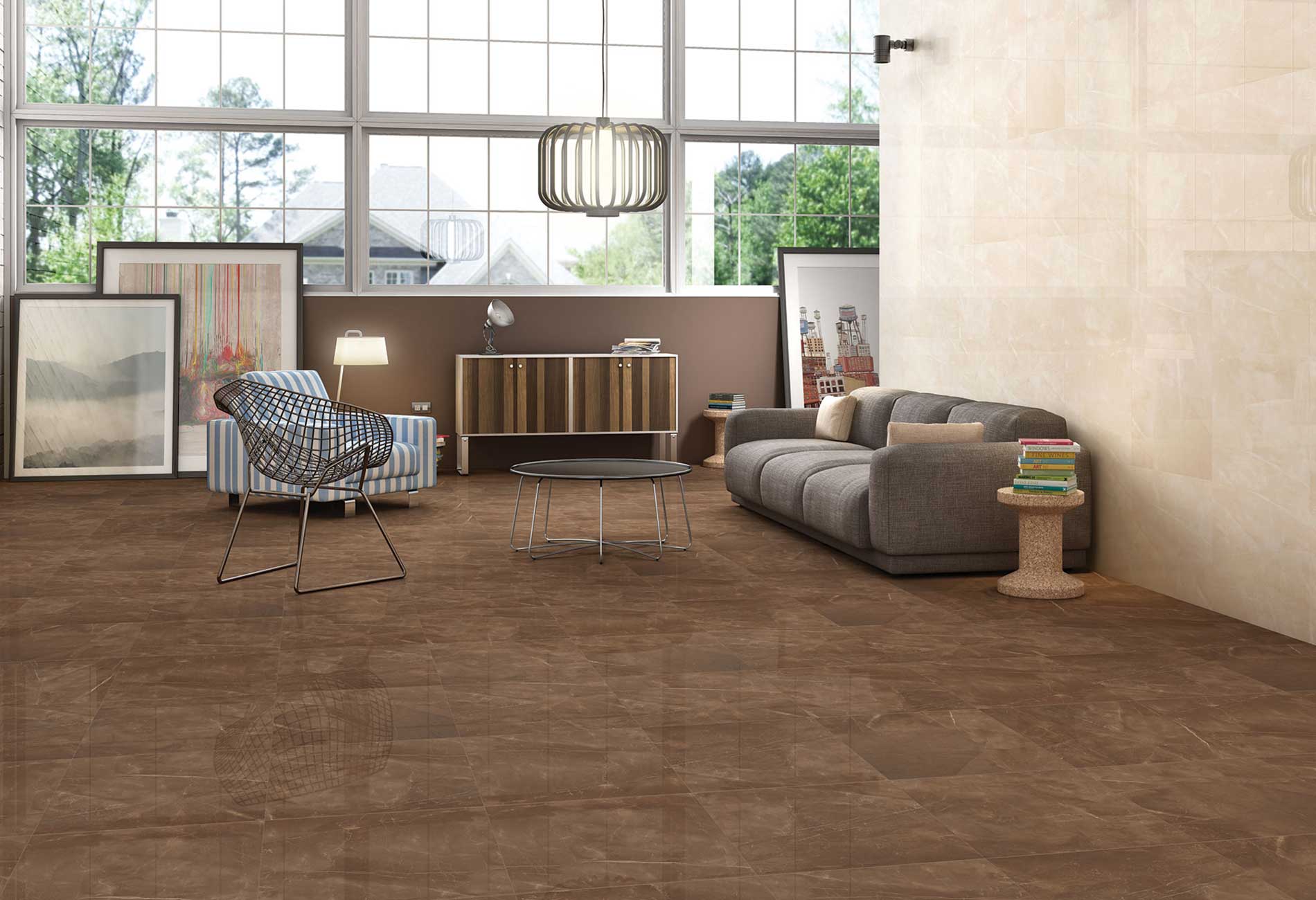 Armani Camel Satin 60x60 Colortile