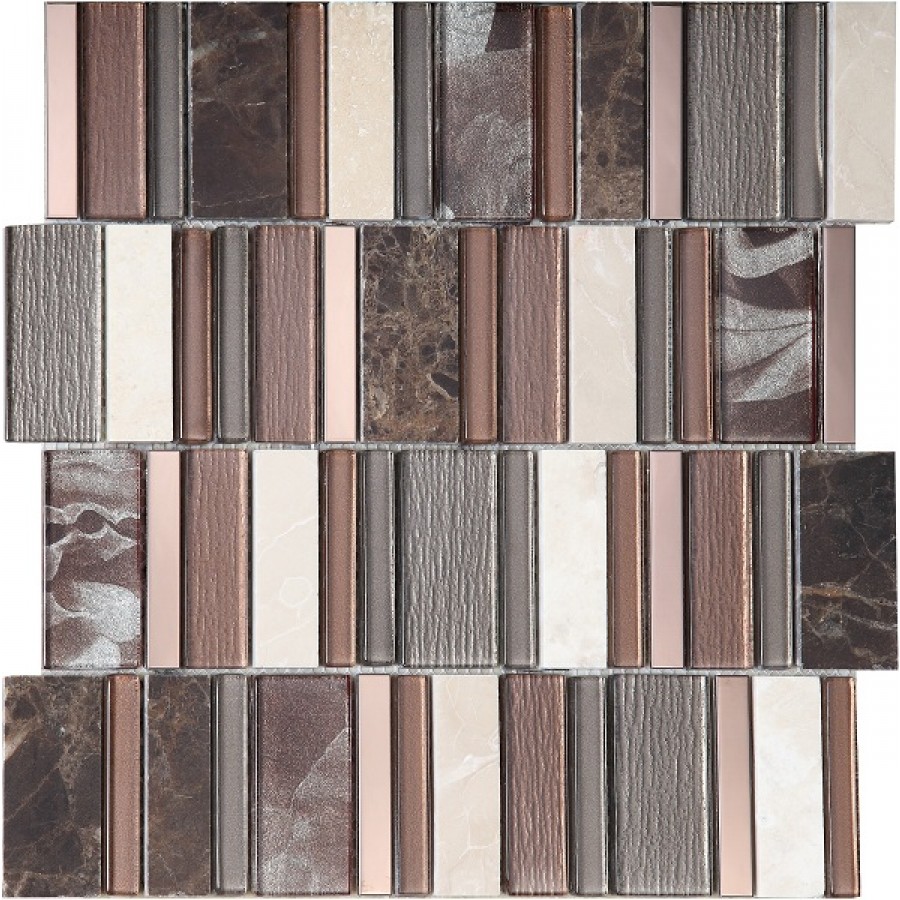 Stripes Cinnamon 30*30 Intermatex