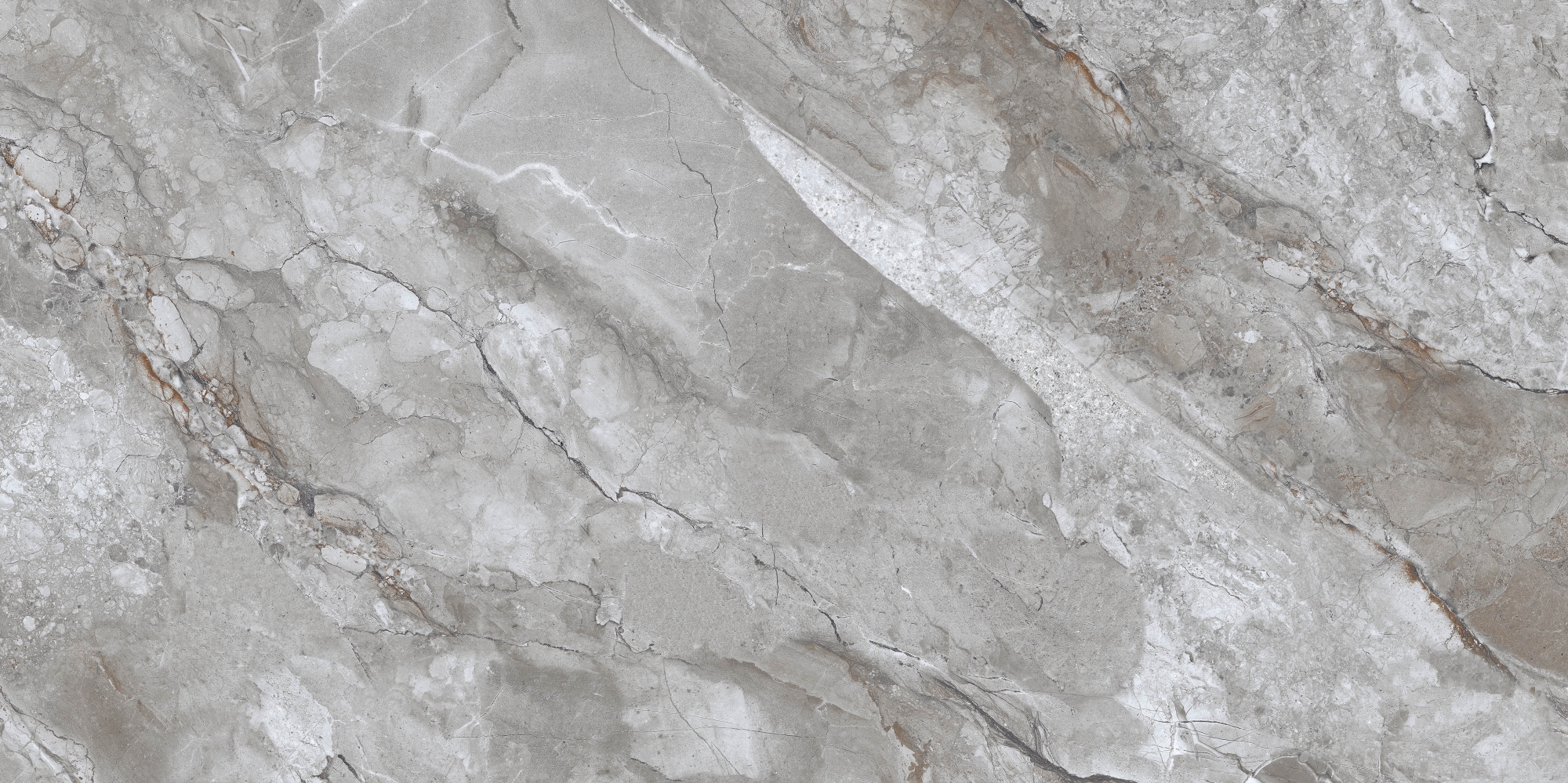 Suzlo Grey Glossy 60x120 Eurotile Ceramica